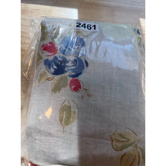 Marisa Christina 100% Linen 2 Piece Dress Jacket Cream Pink Blue Floral Small JL - Picture 12 of 12